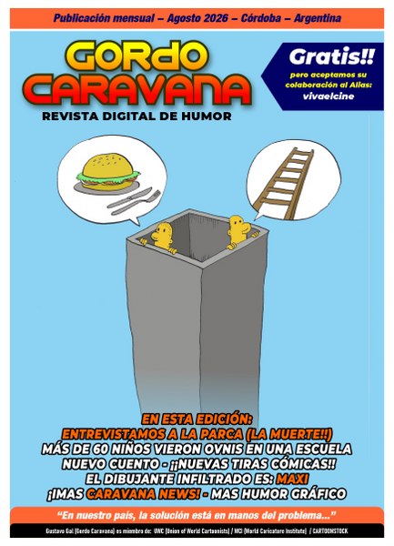 ¡¡Ya está disponible GORDO CARAVANA de agosto, leela GRATIS aquí!!